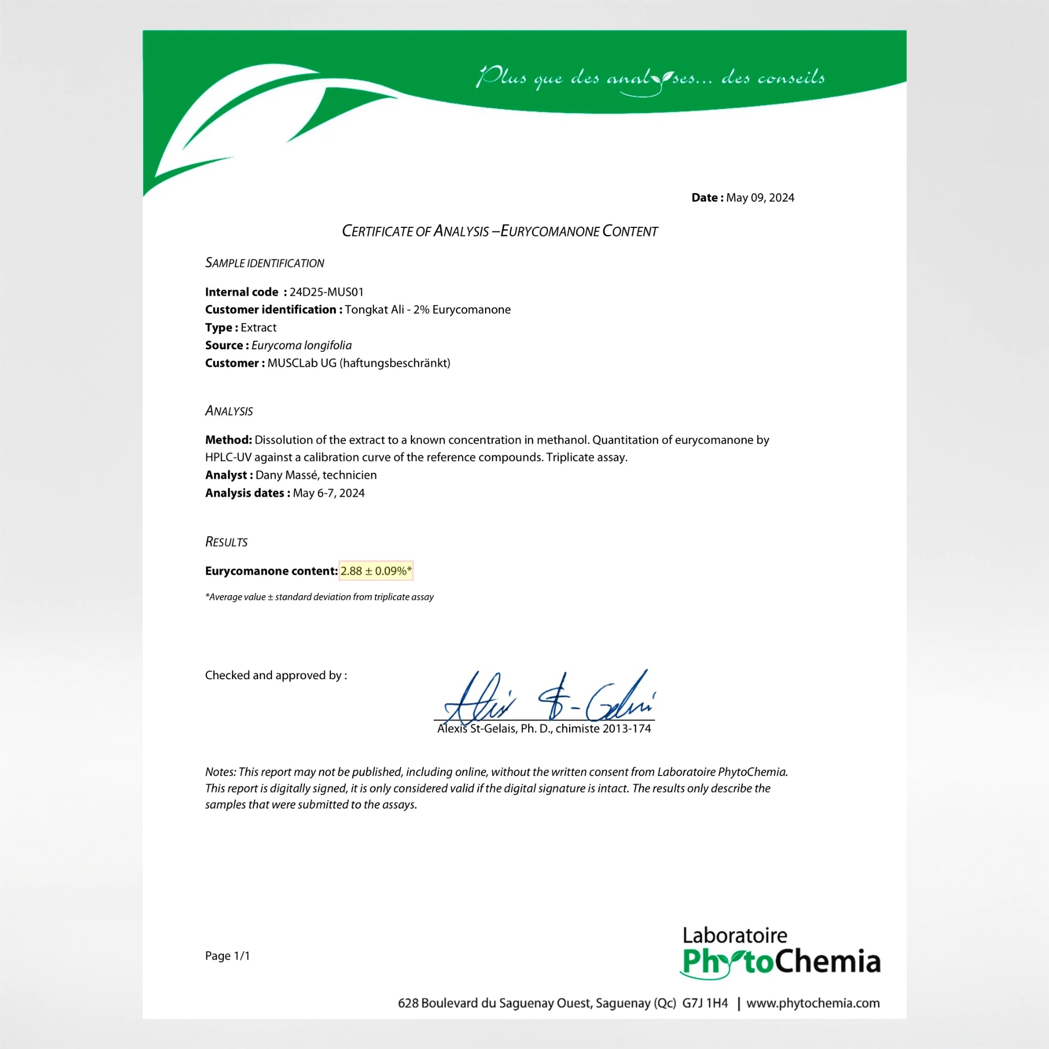 Malaysian Yellow Tongkat Ali